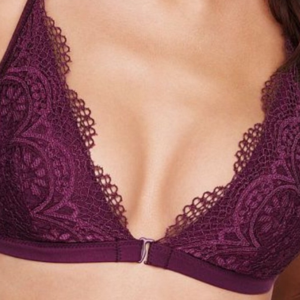 Victoria’s Secret Front Close Bralette Purple - Picture 11 of 16